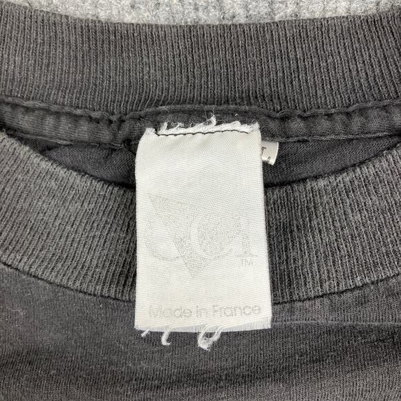 Vintage T-Shirt Men's Size L Black Top 10 Checklist Over The Hill Graphic - Picture 7 of 10